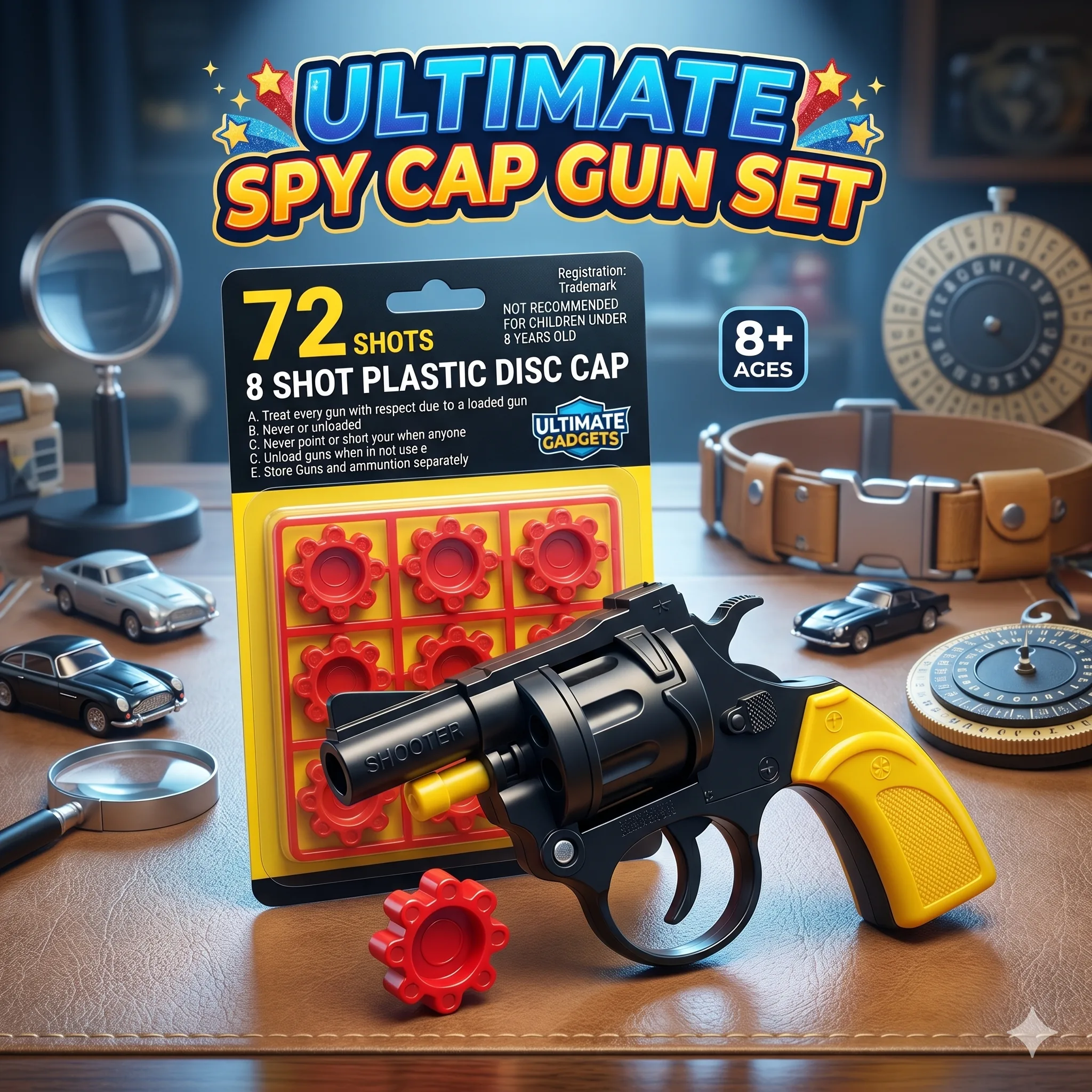 Thaa Thaa Fun Bullets + 1 Gun - 10 Packs Bullets - Image 4