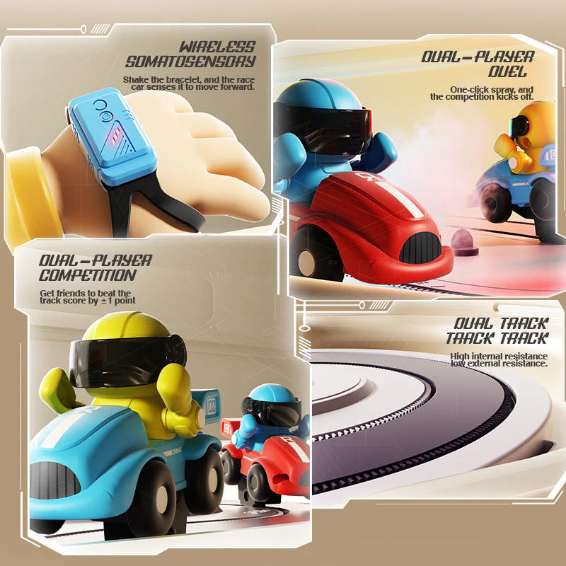 Two-Player Hand Gesture Control Race Track Set - Image 2
