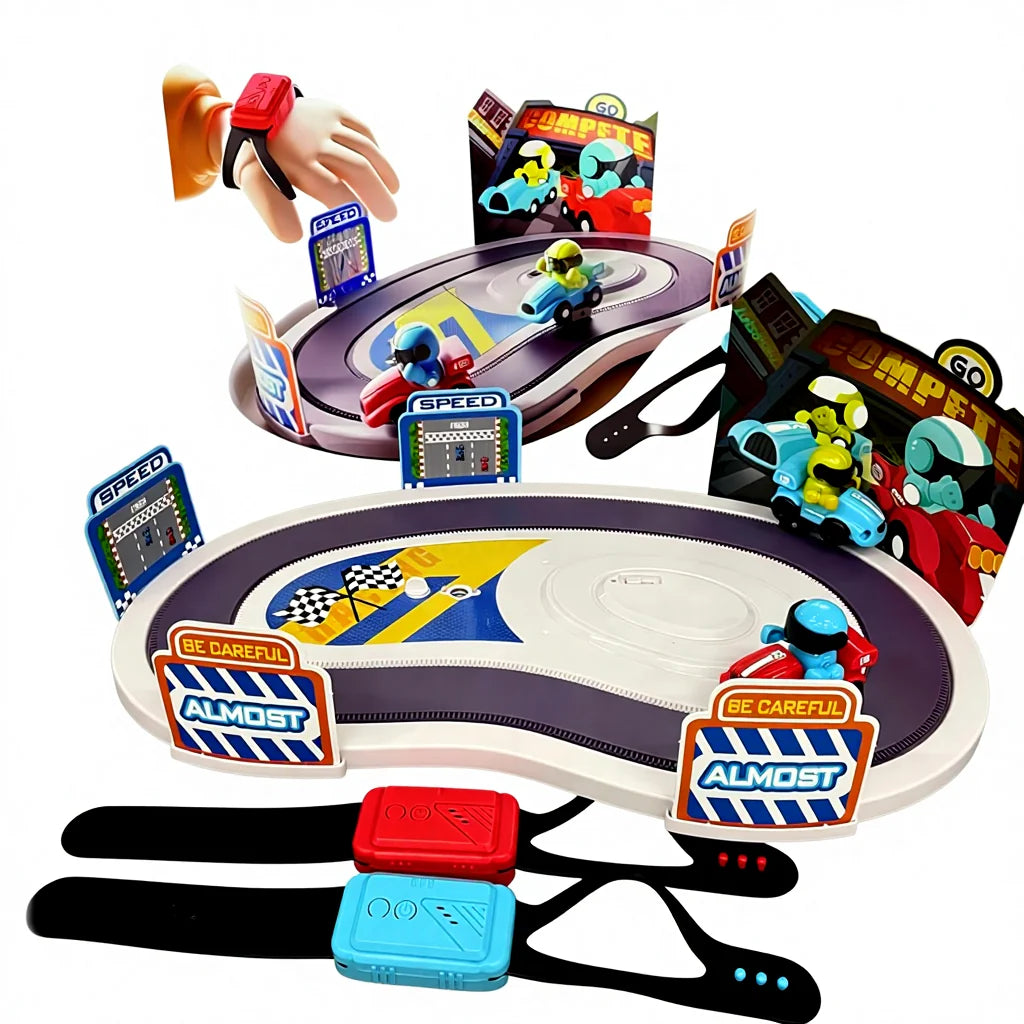 Two-Player Hand Gesture Control Race Track Set - Image 3