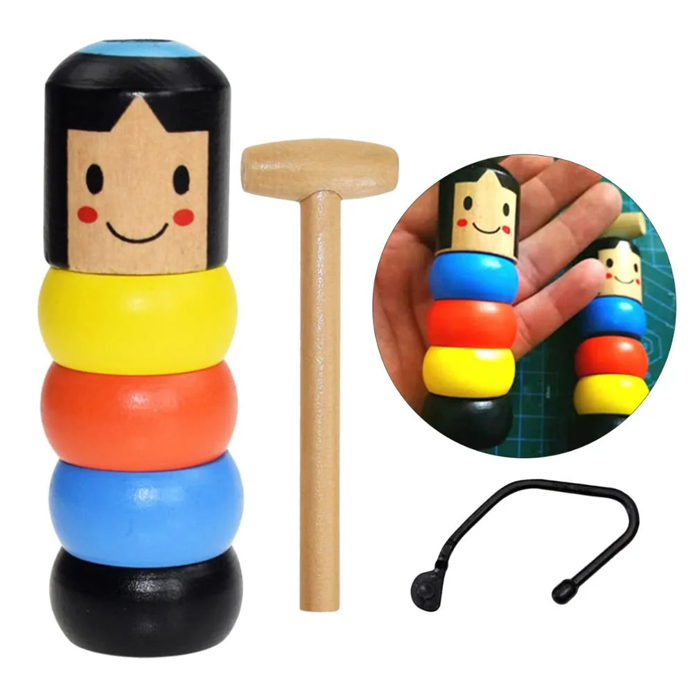 Unbreakable Wooden Man Magic Toy - Image 2