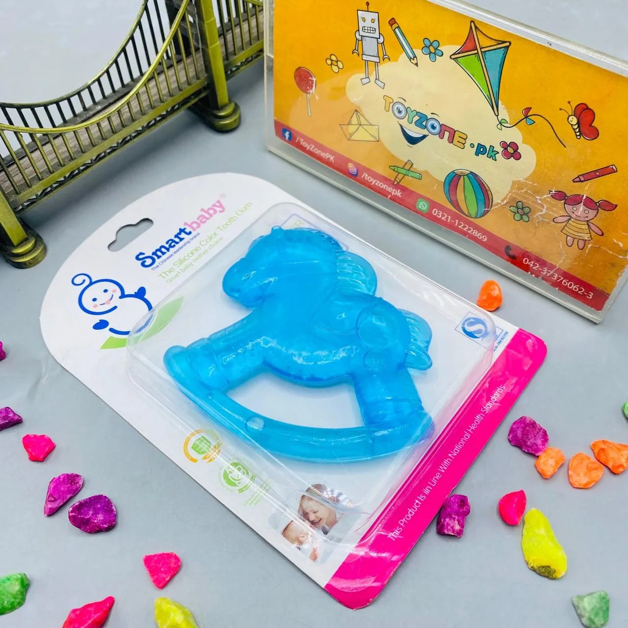 Unicorn Shape Water Silicone Baby Teether - Image 2
