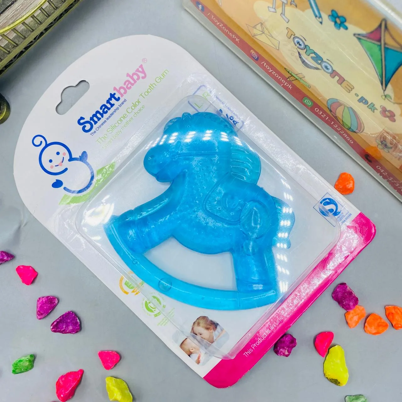 Unicorn Shape Water Silicone Baby Teether - Image 3
