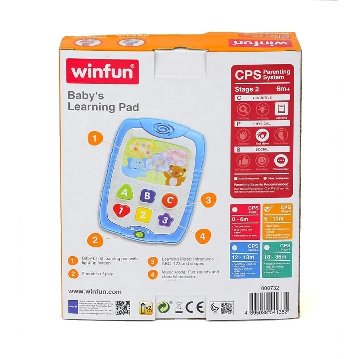 WinFun Baby'S Learning Pad Educational Tablet Pc, Blue - Image 4