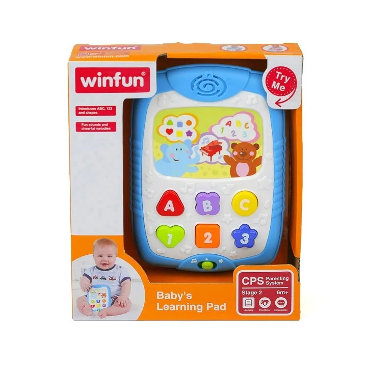 WinFun Baby'S Learning Pad Educational Tablet Pc, Blue - Image 5