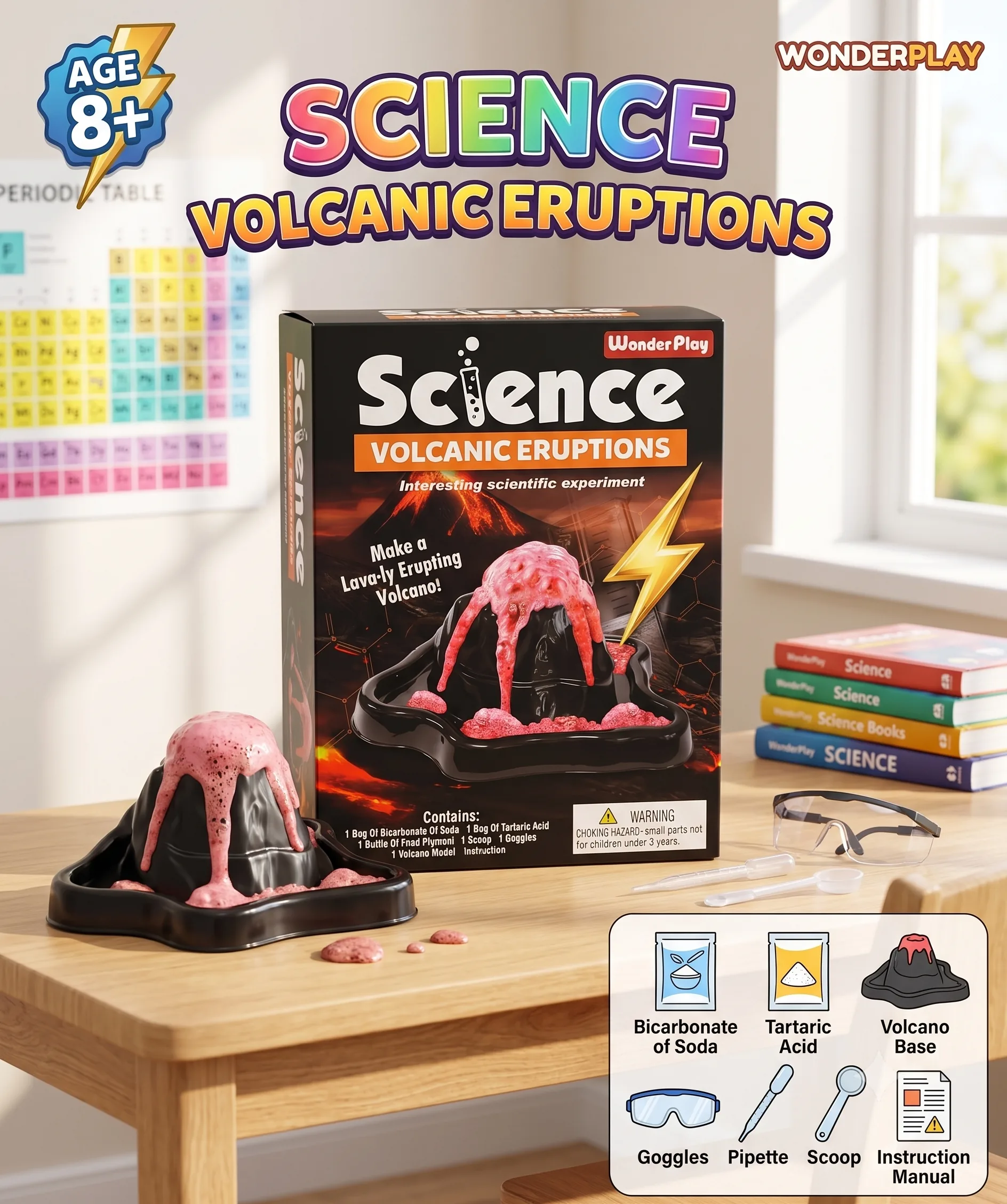 WonderPlay Science Volcanic Eruptions Kit - Image 2