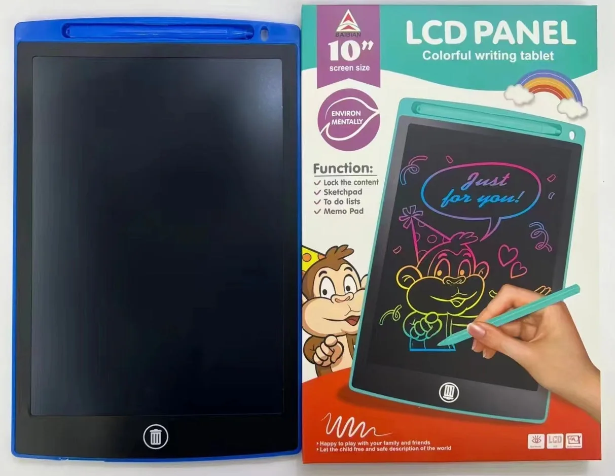 10" Inch Lcd Electronic Drawing Tablet Colorful - Image 5