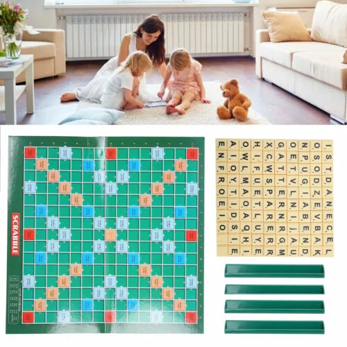 2 in 1 Scrabble & Monopoly Board Games - Image 2
