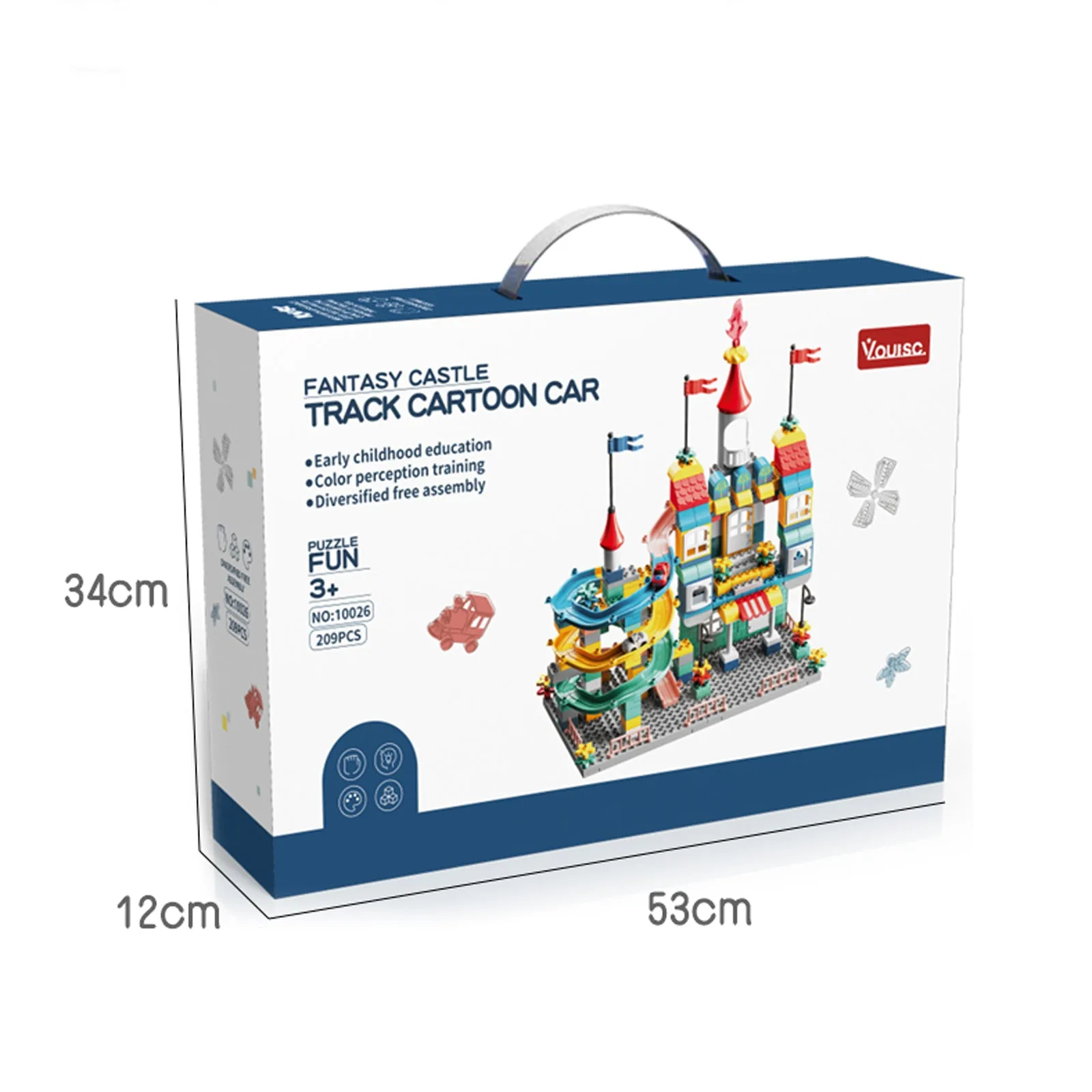 209pcs Dream Castle Track Blocks - Image 5