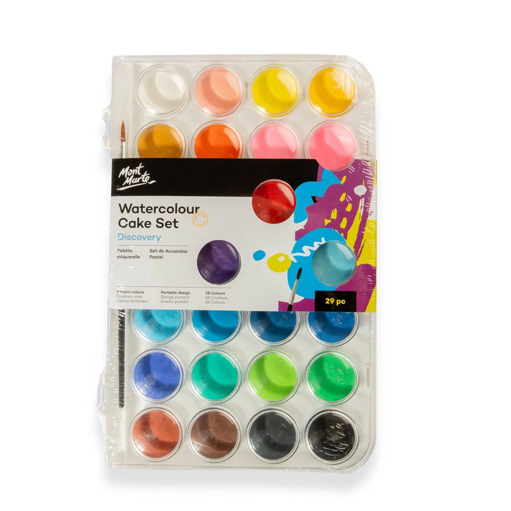 29 Pcs Mont Marte Watercolour Cake Set - Image 2