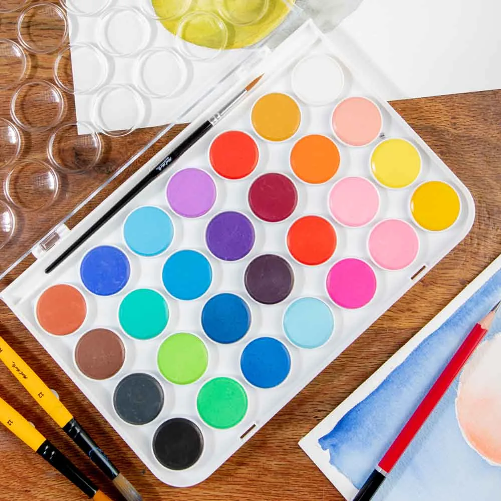 29 Pcs Mont Marte Watercolour Cake Set - Image 6