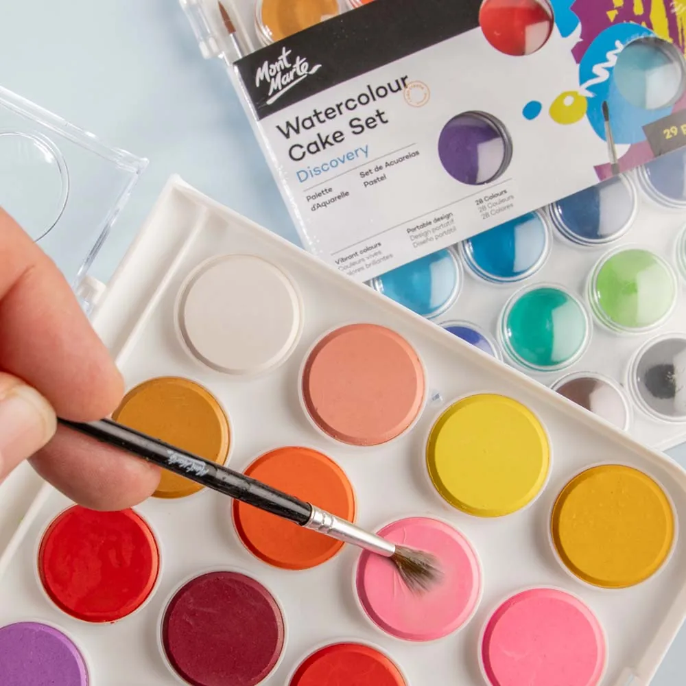 29 Pcs Mont Marte Watercolour Cake Set - Image 7