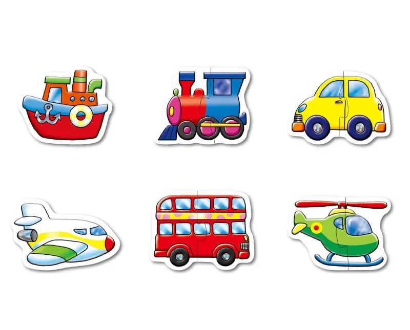 6 in a Box Jigsaw Vehicle Puzzle - Image 2