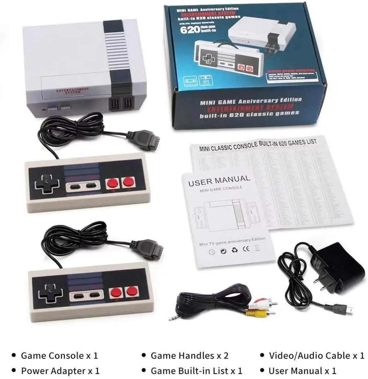 620 Built in Games Mini Vintage Retro TV Game - Image 3