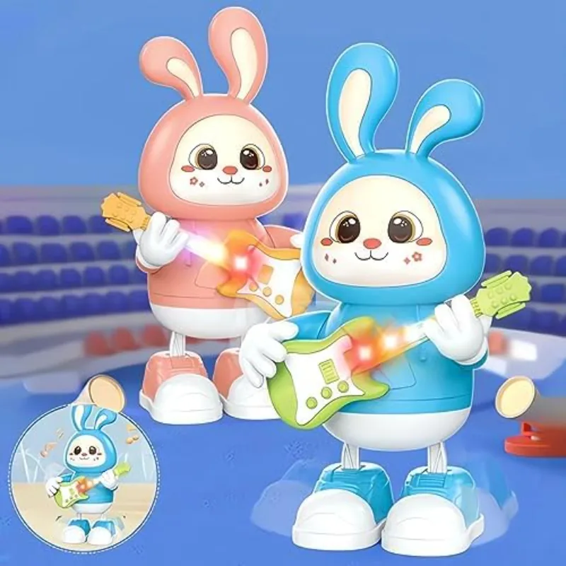 Adorable Electronic Rabbit Guitarist Toy - Image 4