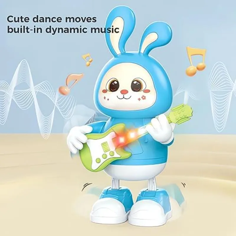 Adorable Electronic Rabbit Guitarist Toy - Image 6