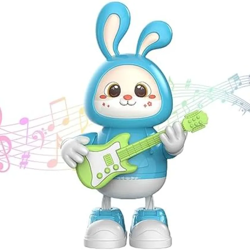 Adorable Electronic Rabbit Guitarist Toy - Image 7