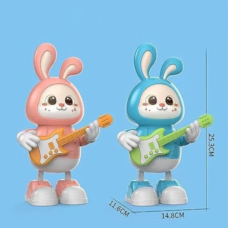 Adorable Electronic Rabbit Guitarist Toy - Image 8