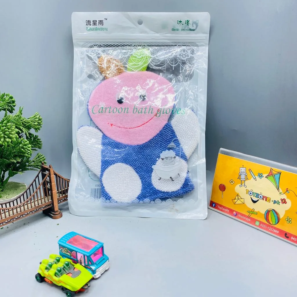 Baby Bath Gloves Cartoon