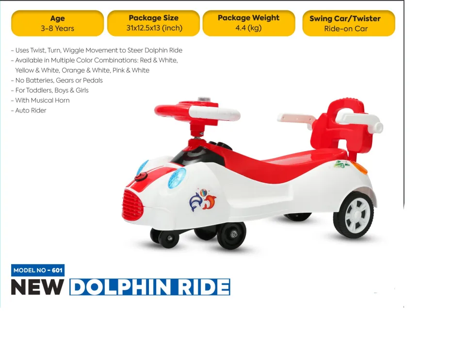Baby Push Car - New Dolphin Ride - Image 5