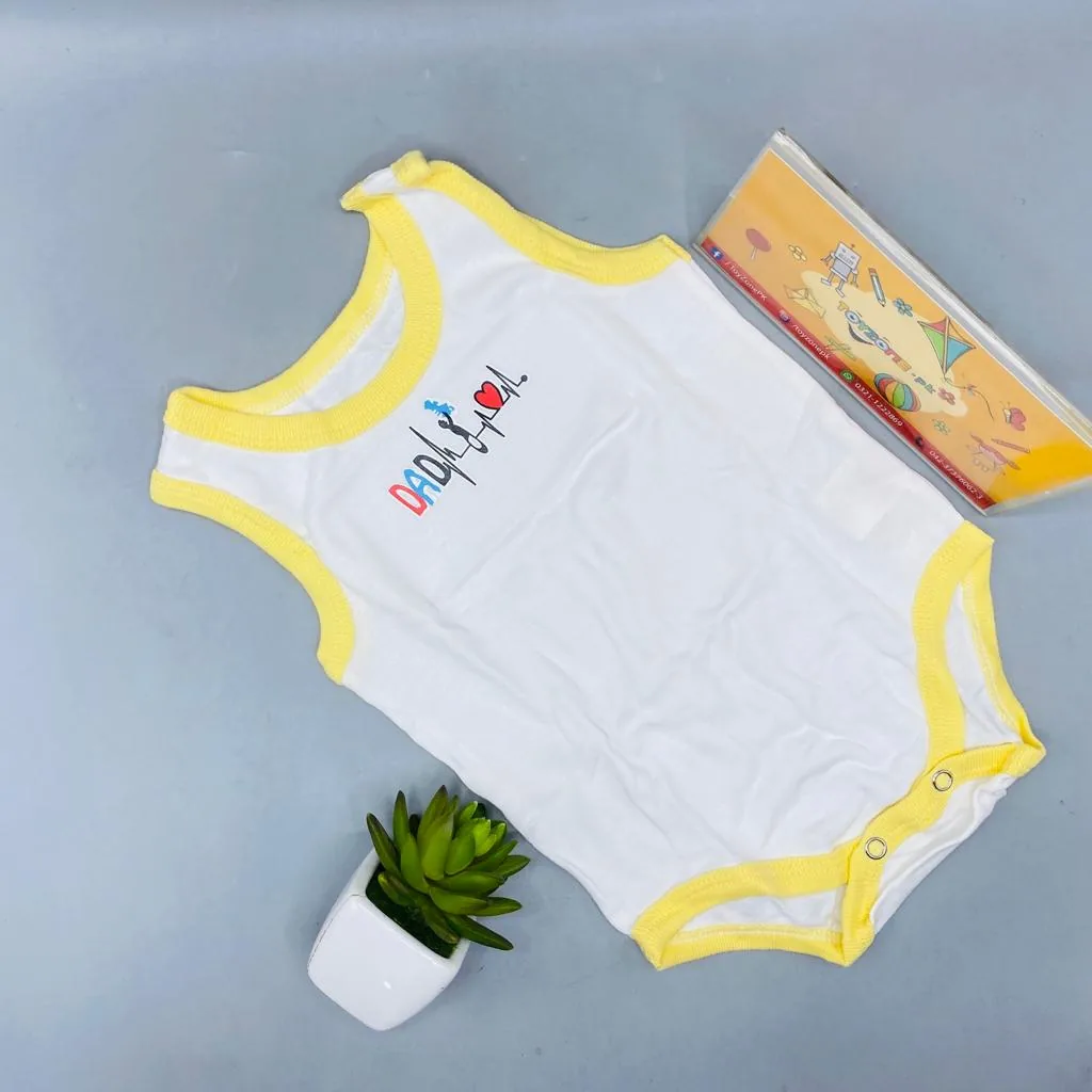 Baby Romper Sleeve Less Pack of 5 Pieces - Image 4