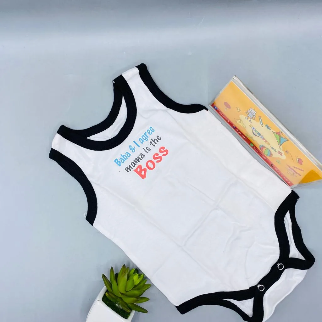 Baby Romper Sleeve Less Pack of 5 Pieces - Image 5