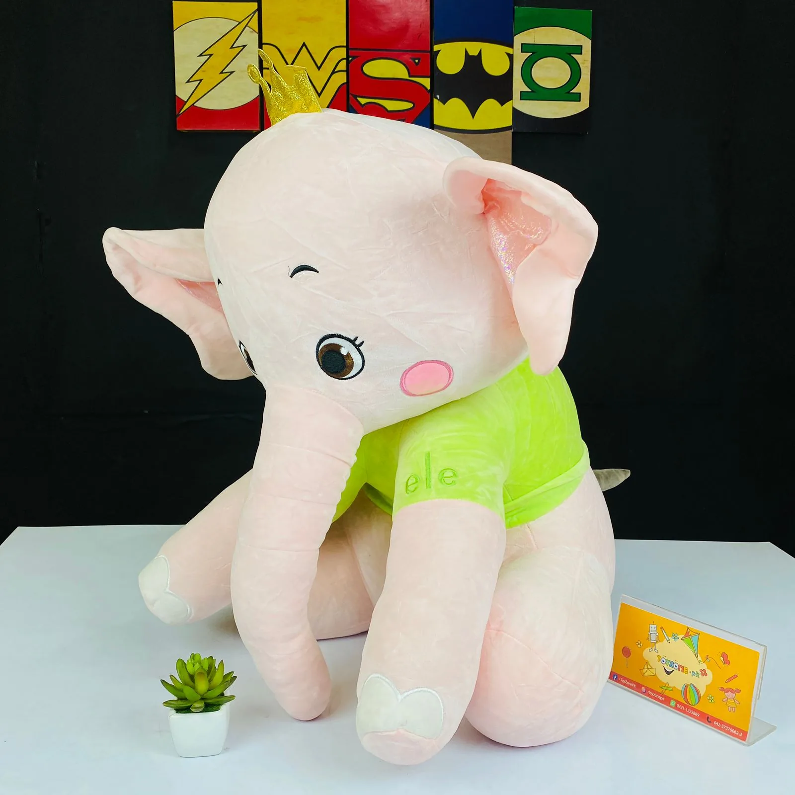 Beautiful Elephant For Kids Plush Toy Big Size - Image 4