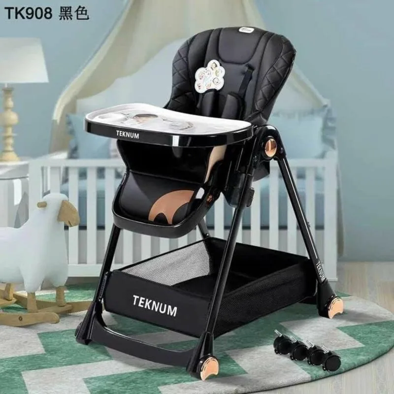 Black Beauty Cute Baby Dining Chair