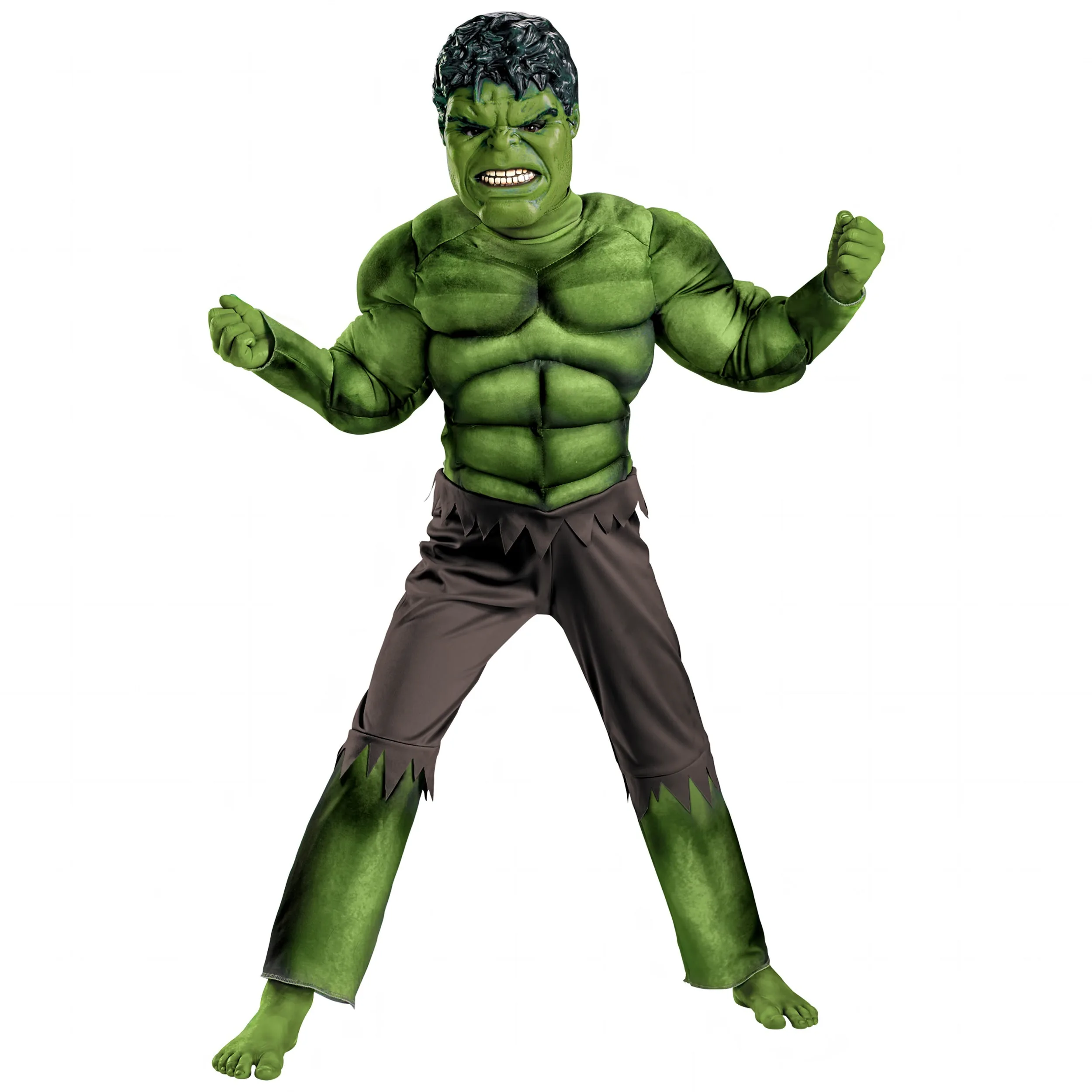 Deluxe Hulk Costume for Boys - Image 2
