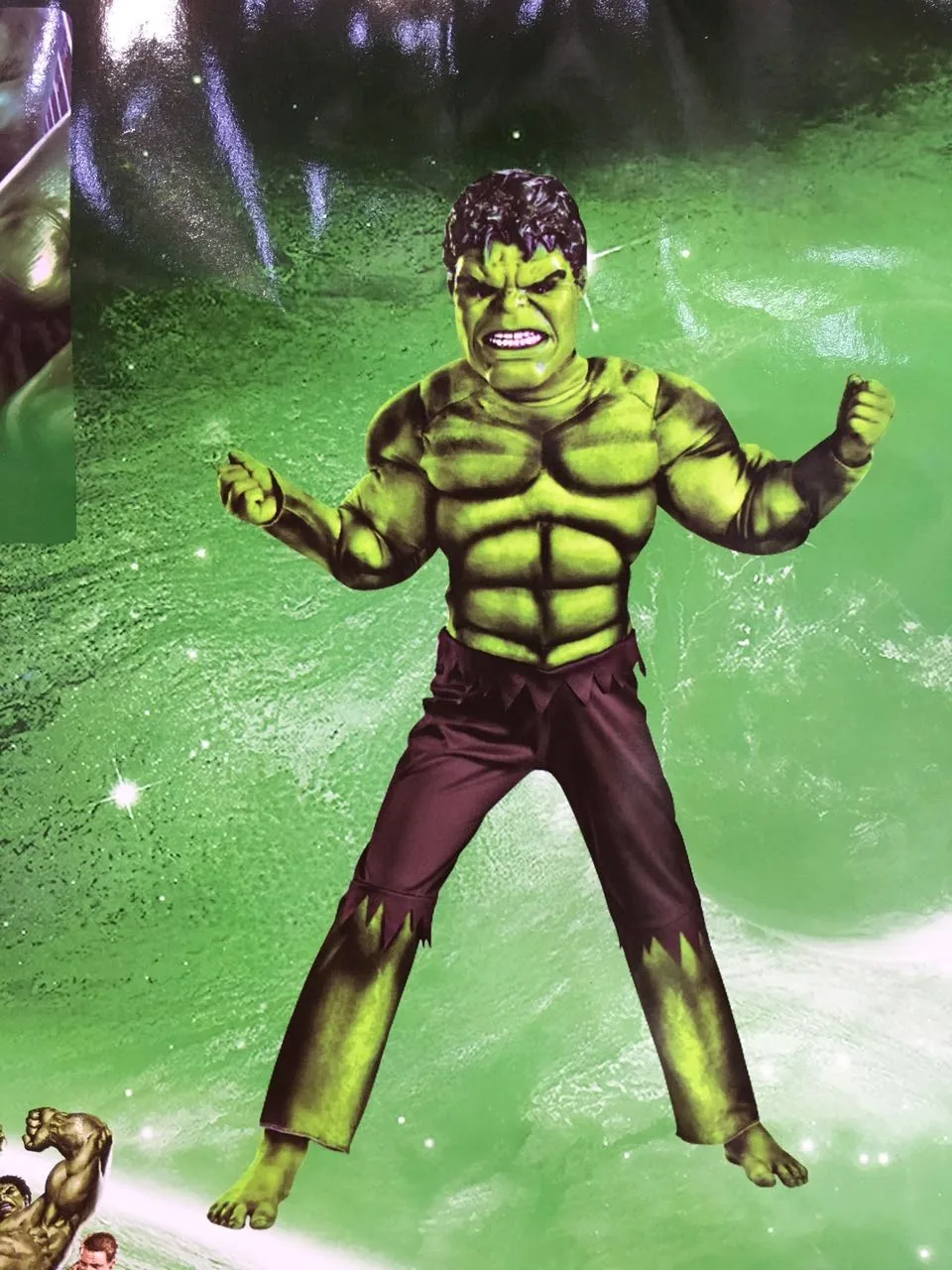 Deluxe Hulk Costume for Boys - Image 3