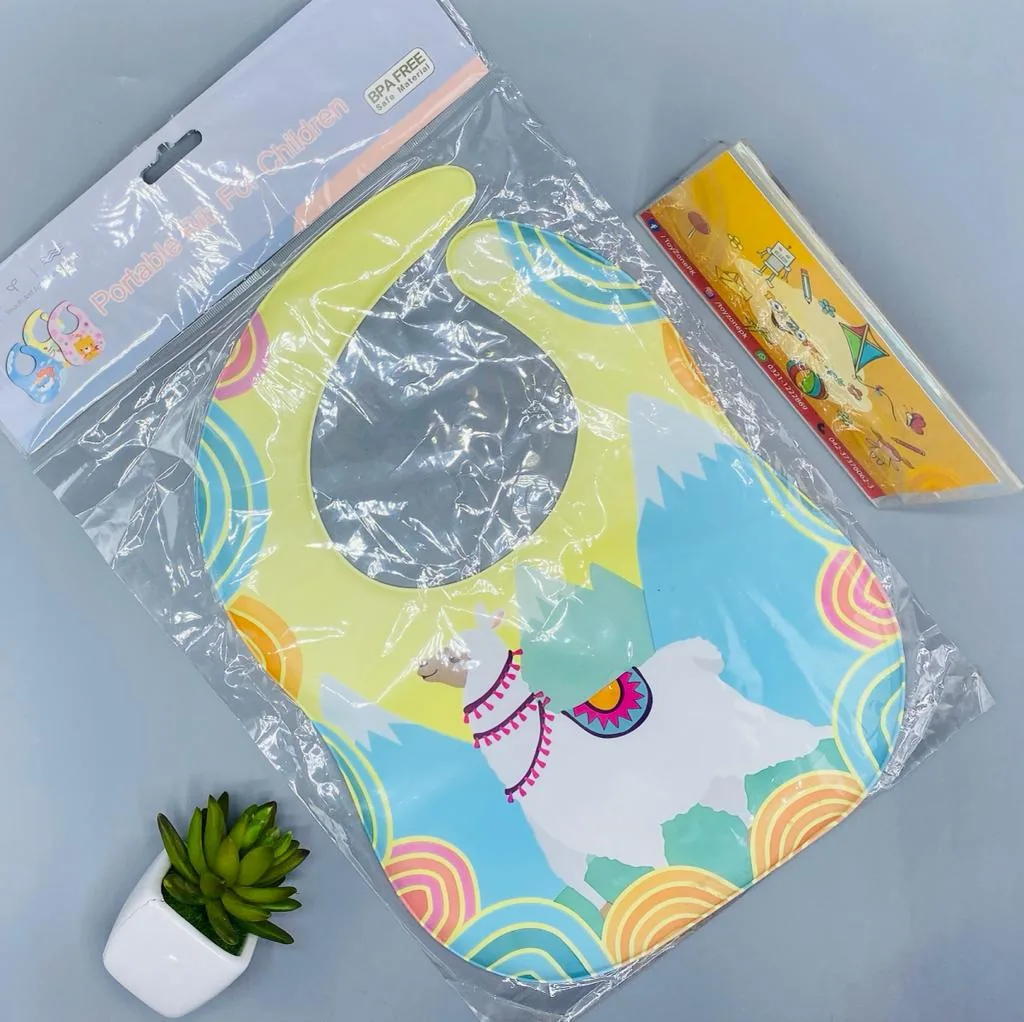 Cartoons Baby Bibs Feeding Mat - Image 7