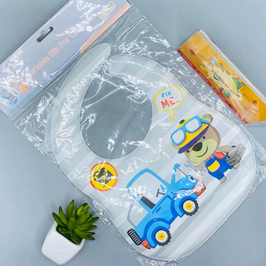 Cartoons Baby Bibs Feeding Mat - Image 8