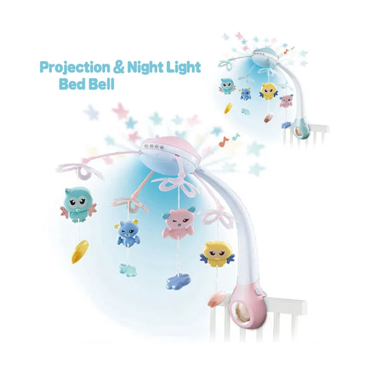 Cute Animal Projection & Night Light Bed Bell - Image 11