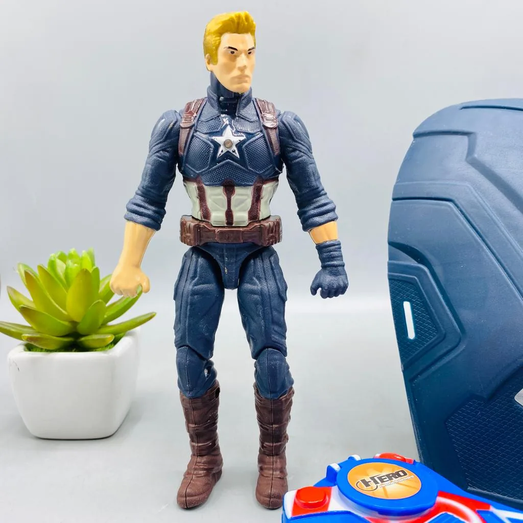 Disk Shooter With Captain America Figure And Light Mask - Image 3
