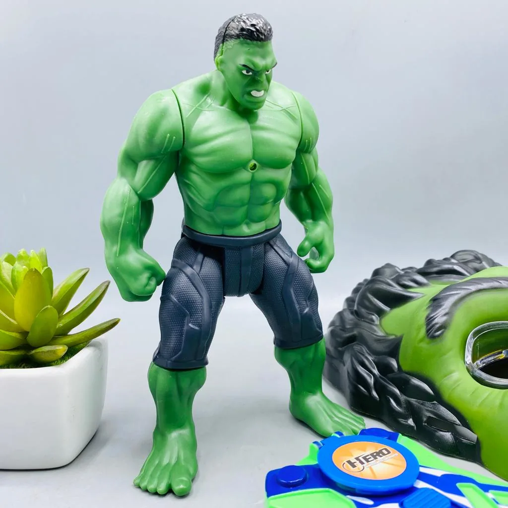 Disk Shooter With Hulk Figure And Light Mask - Image 2