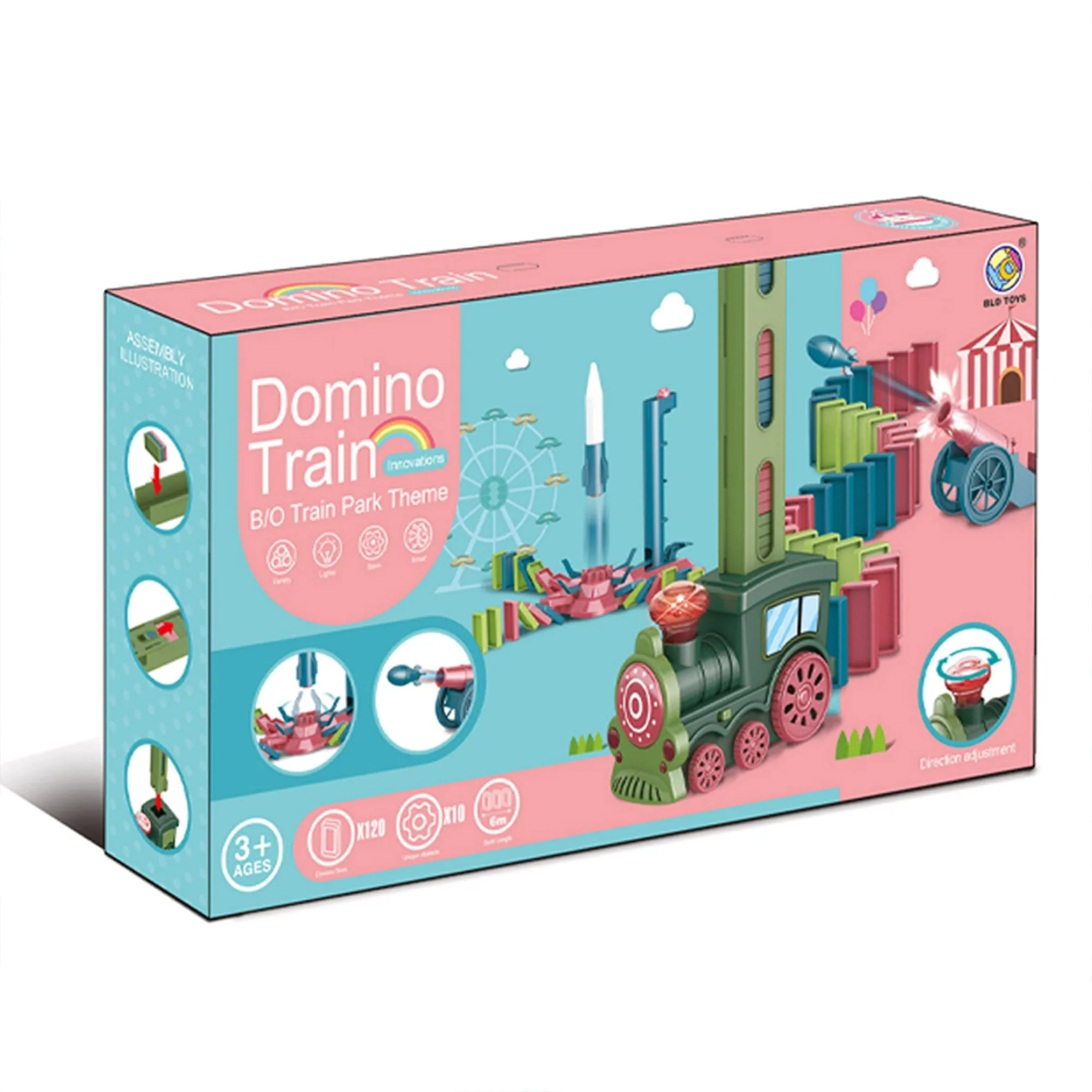 Domino Train Park Set with Lights and Sound - Image 3
