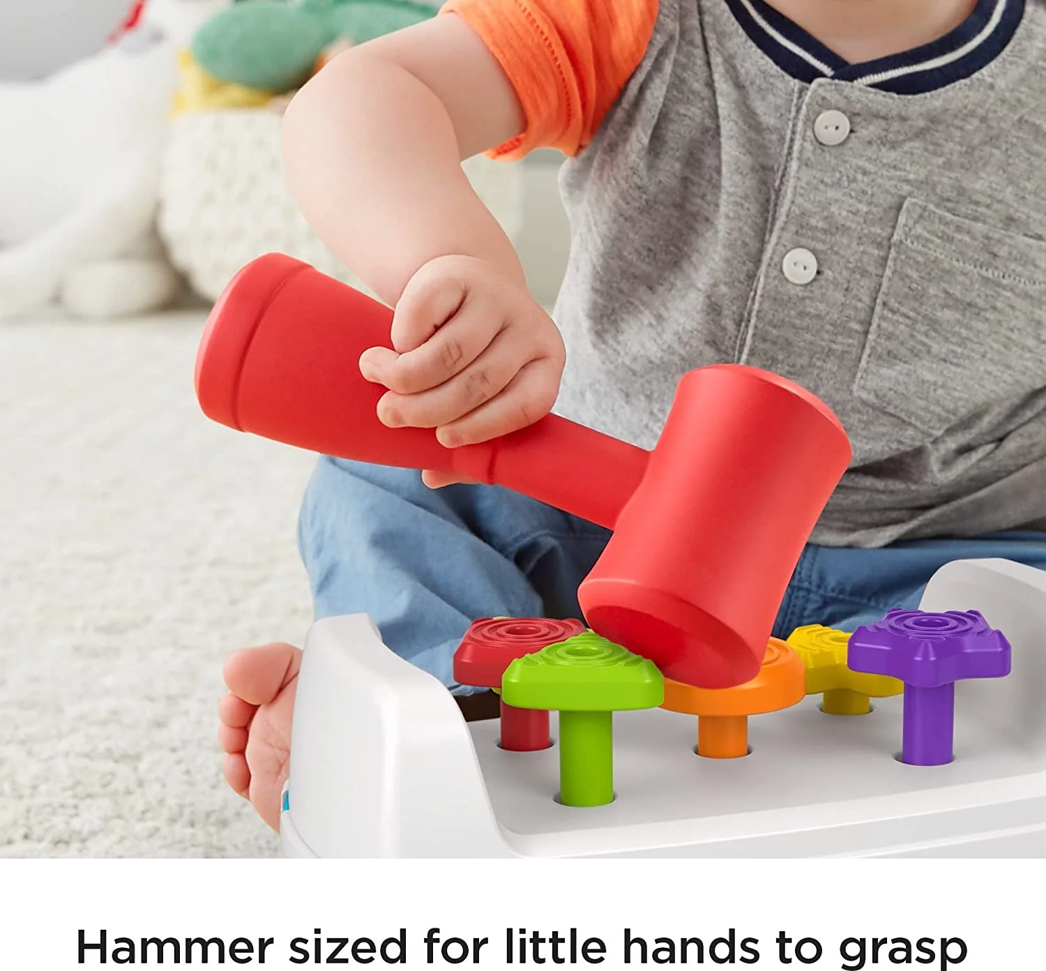 Fisher-Price Toddler Toy Tap & Turn Bench - Image 3