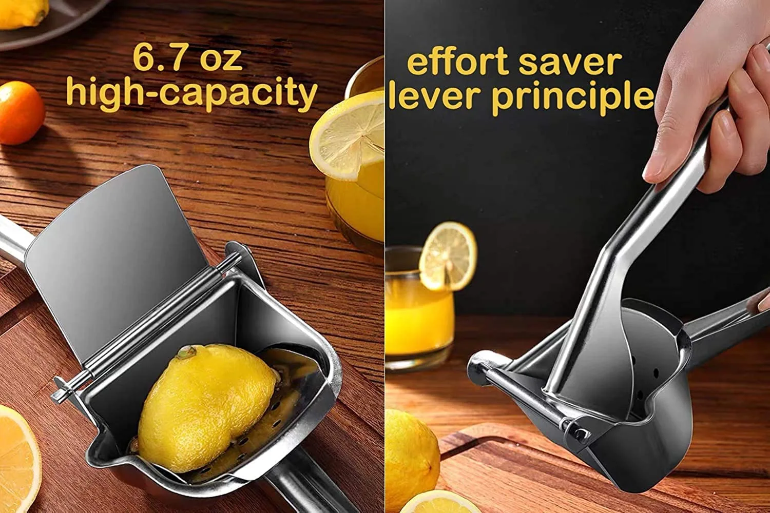 Hand Press Metal Juicer Machine, - Image 2