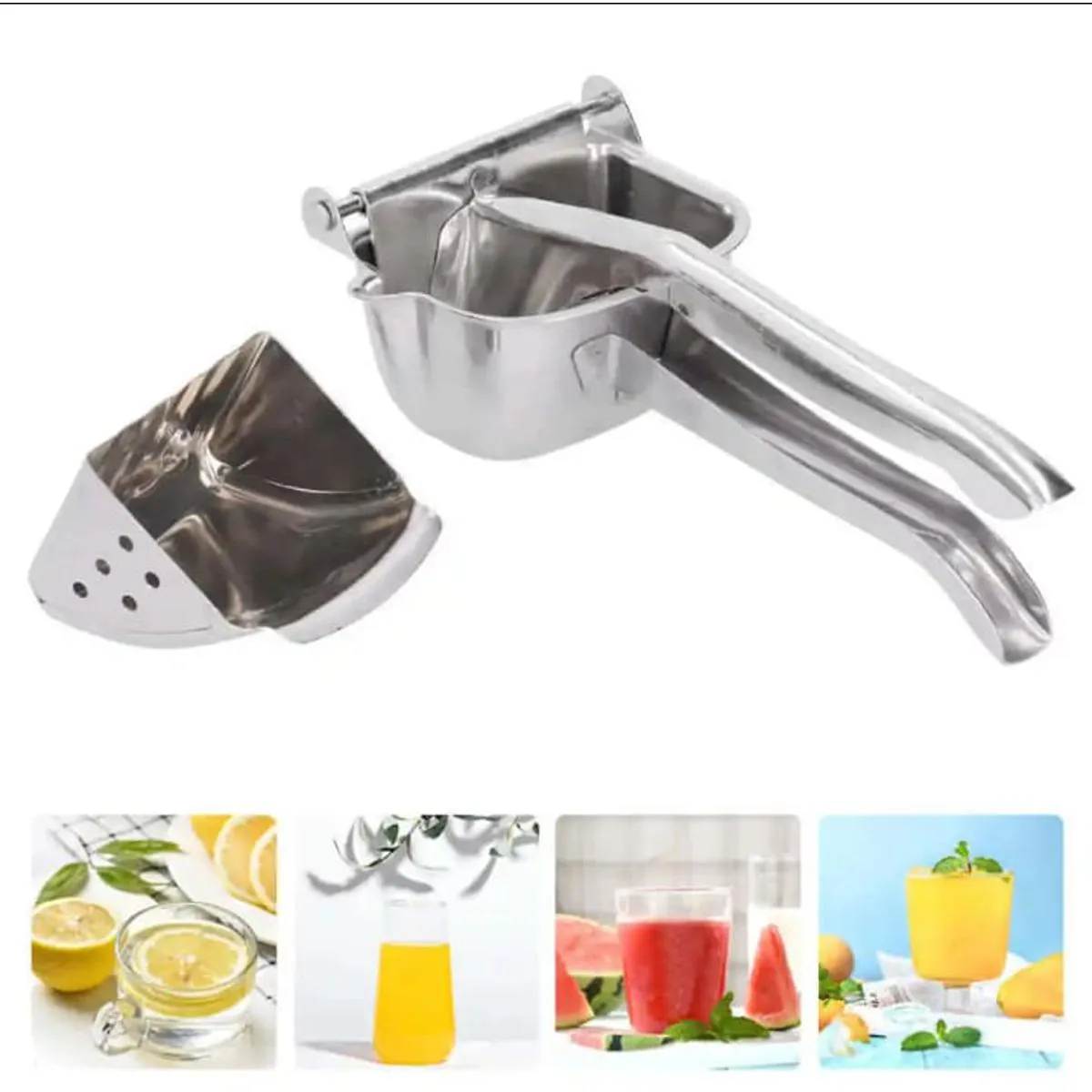 Hand Press Metal Juicer Machine, - Image 8