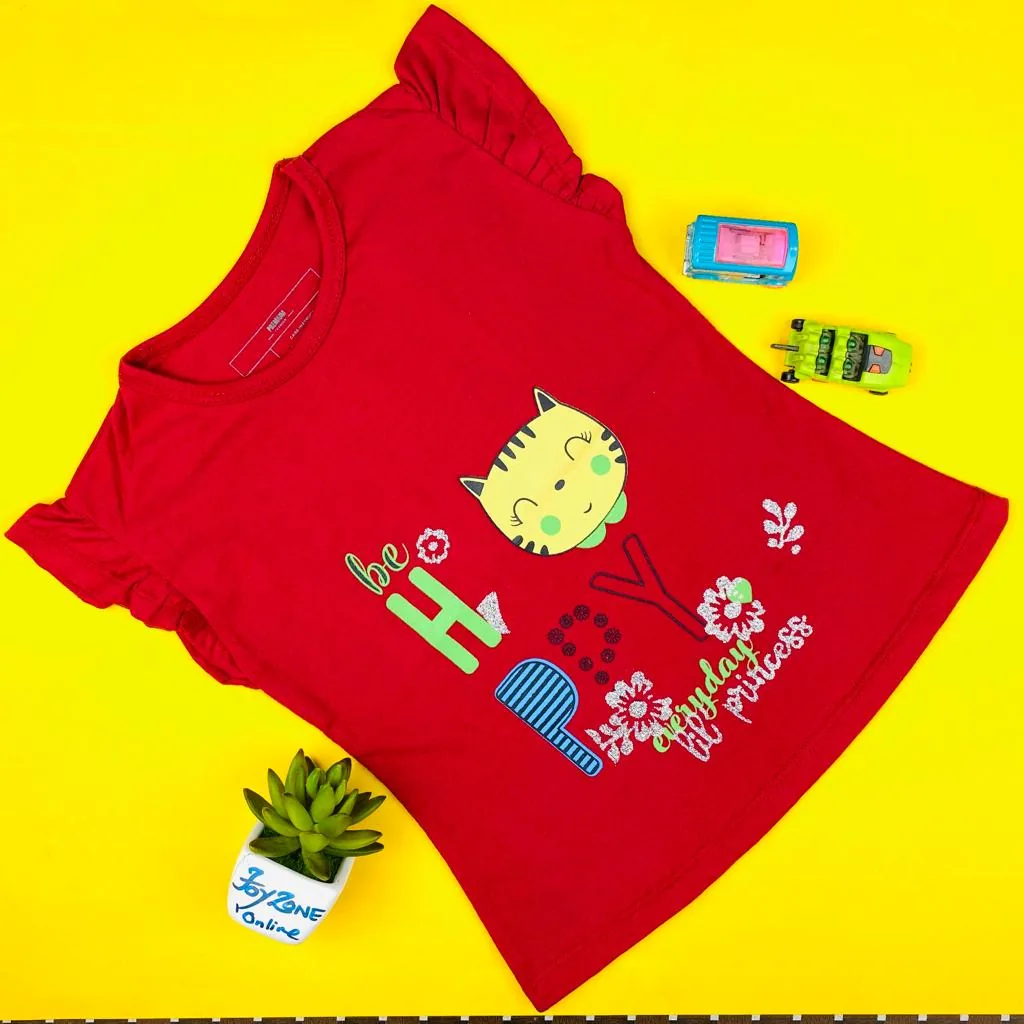Hunny Bunny Kitty Printed T-shirt For Kids - Image 2