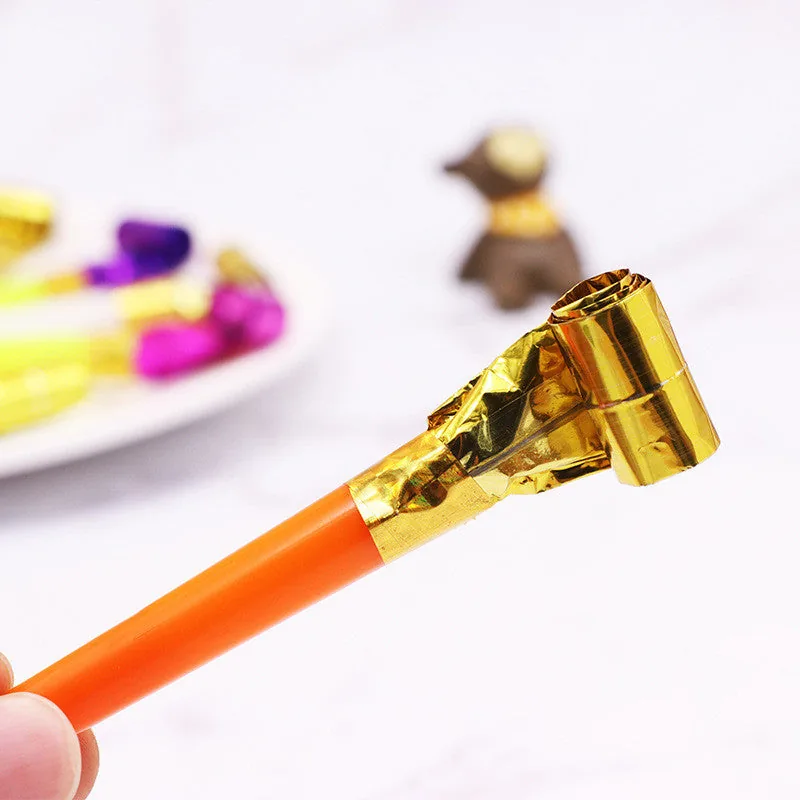 Kids Fun Toy Colorful Whistles - 10 Pcs - Image 4