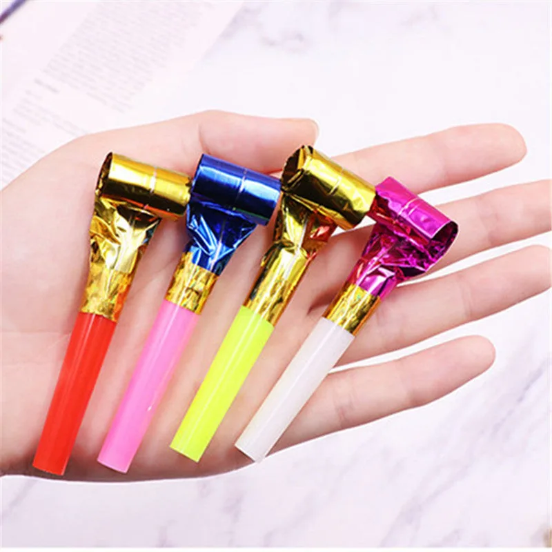 Kids Fun Toy Colorful Whistles - 10 Pcs - Image 5