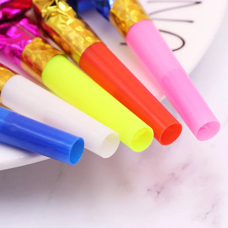 Kids Fun Toy Colorful Whistles - 10 Pcs - Image 6