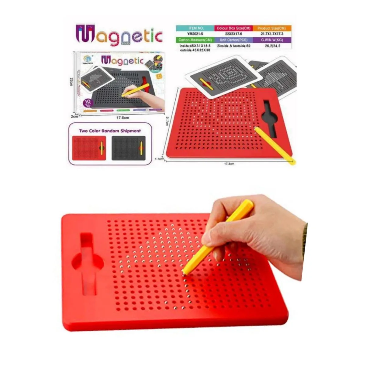 Magnetic Creative Drawing Board Montessori toy - Image 4