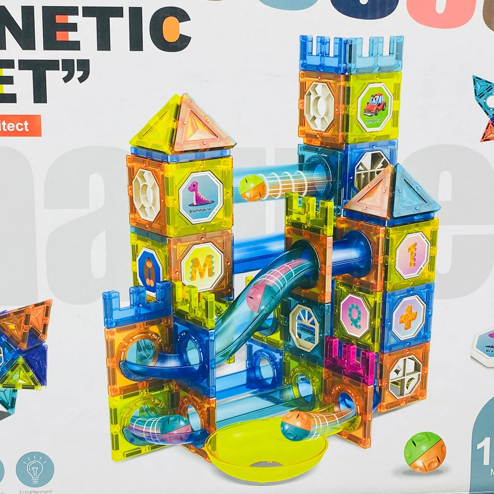 Magnetics Sheet 132 Pcs Blocks SET - Image 2