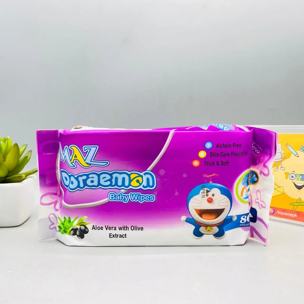 Maz Doreamon Skin Care Baby Wipes
