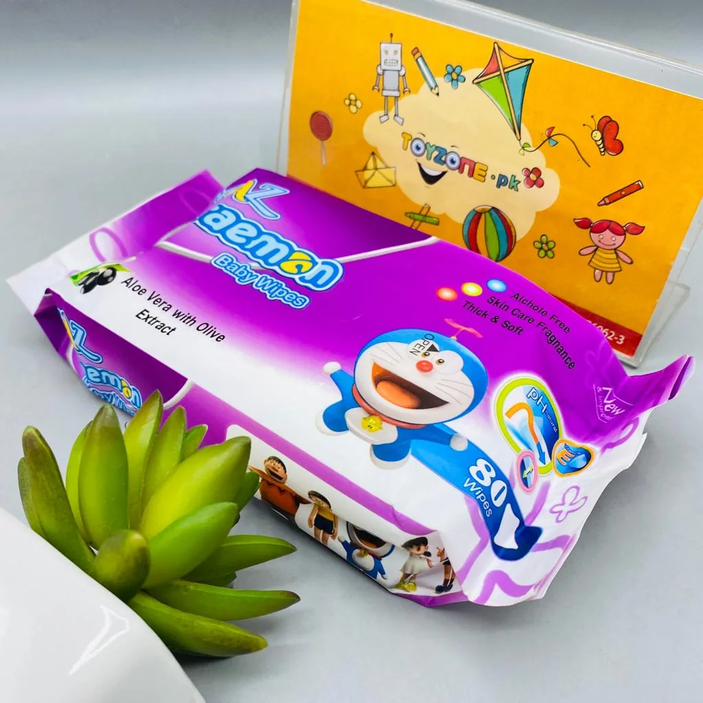 Maz Doreamon Skin Care Baby Wipes - Image 2
