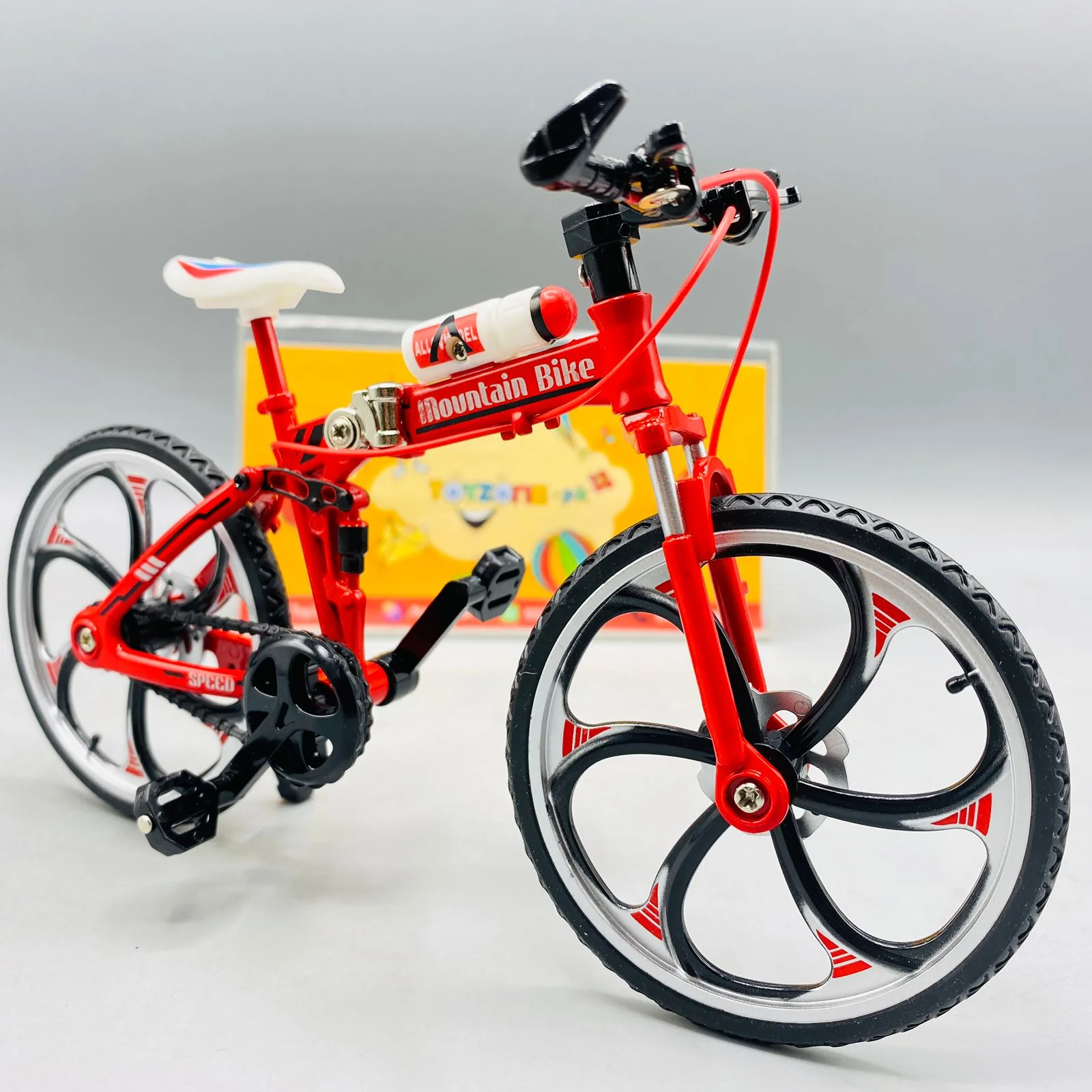 Miniature Folding Mountain Bike Toy - Image 2