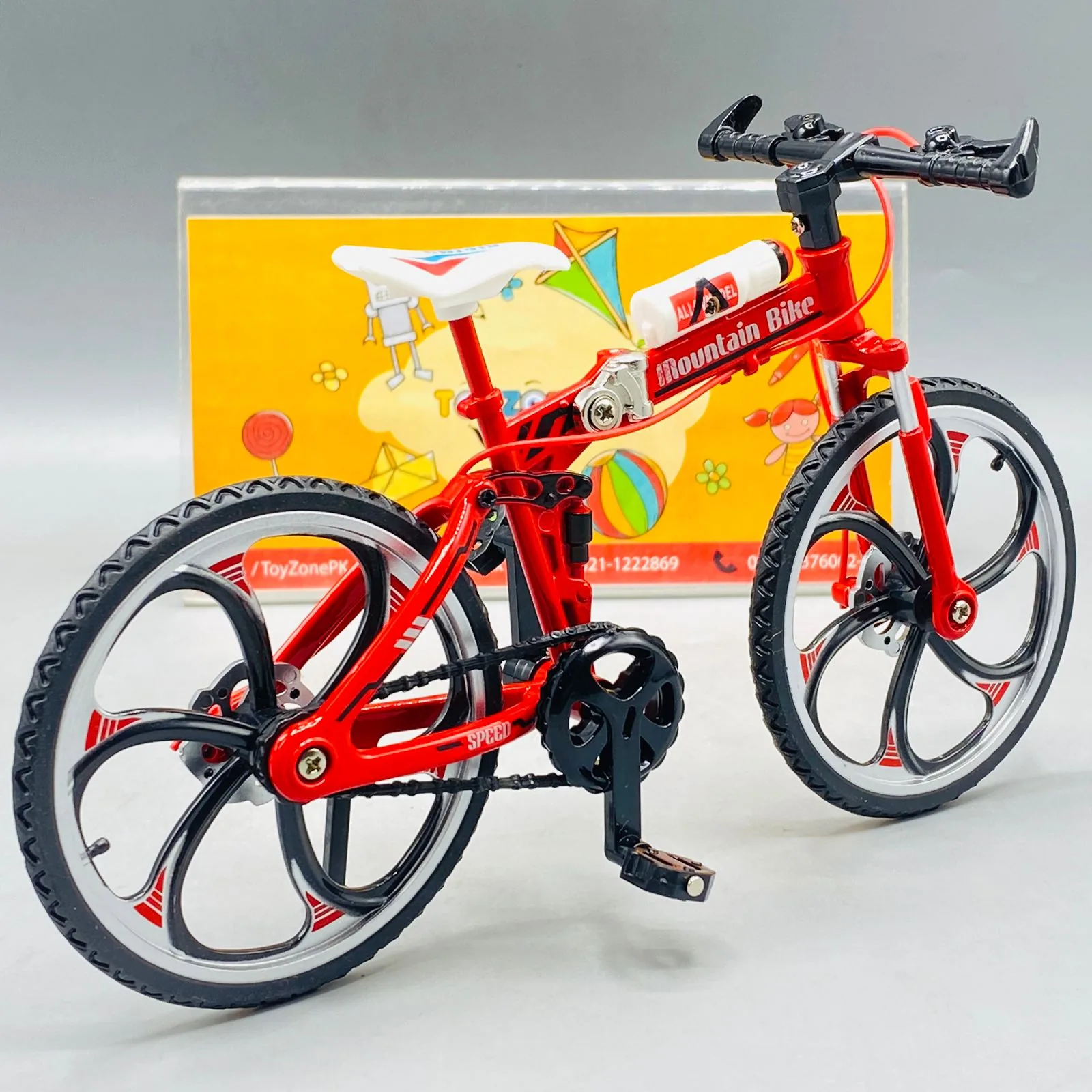 Miniature Folding Mountain Bike Toy - Image 3