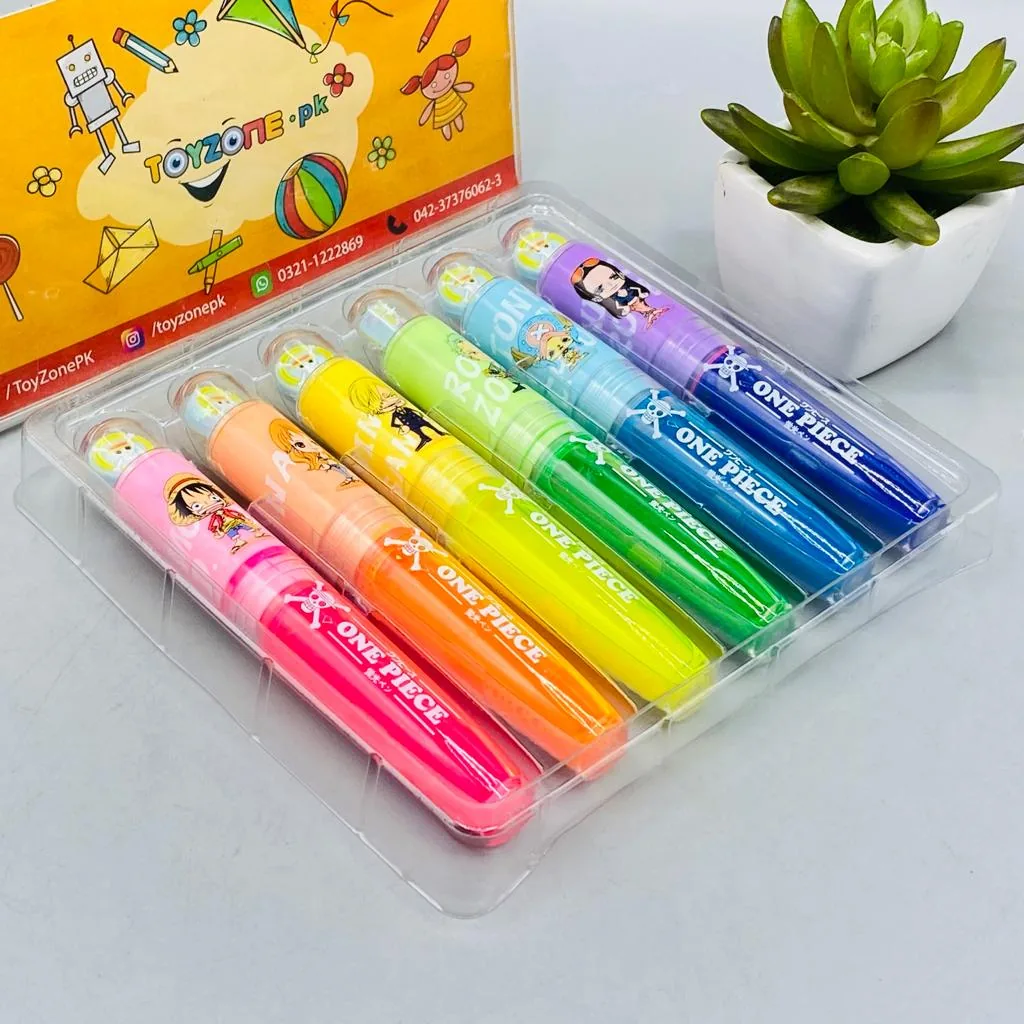 Pack Of 6 Large Capacity High Lighter - Image 2