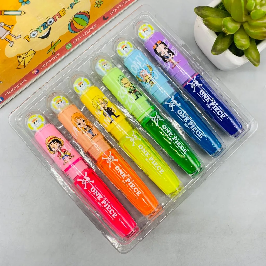 Pack Of 6 Large Capacity High Lighter - Image 3